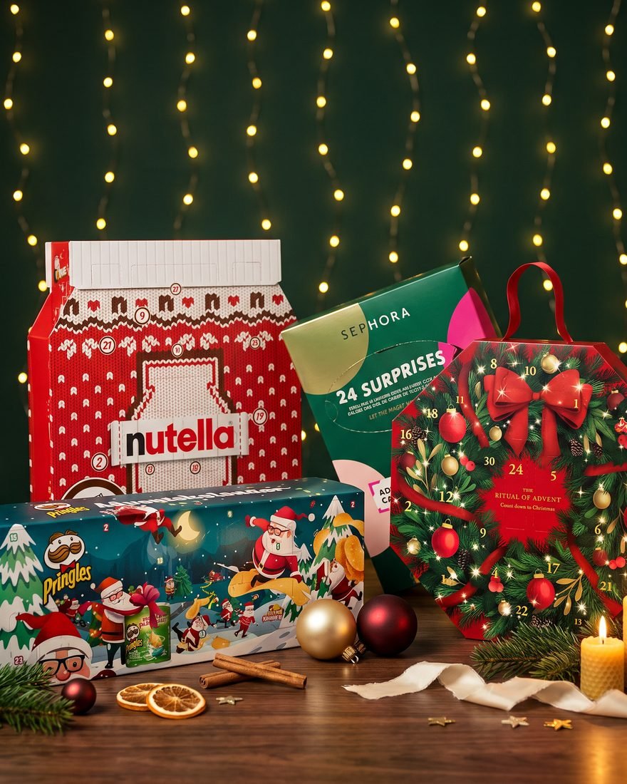 Adventes kalendāri: Nutella, Sephora, Rituals, Pringles