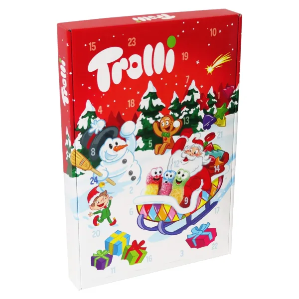 Trolli gumijas konfekšu adventes kalendārs