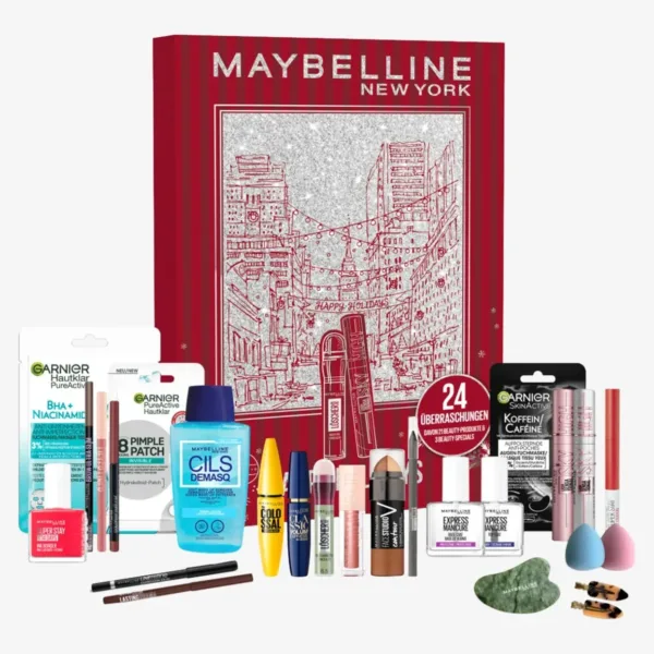 Maybelline New York kosmētikas adventes kalendārs - 24 lodziņi