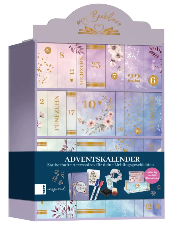 My Booklove adventes kalendārs grāmatu mīļotājiem