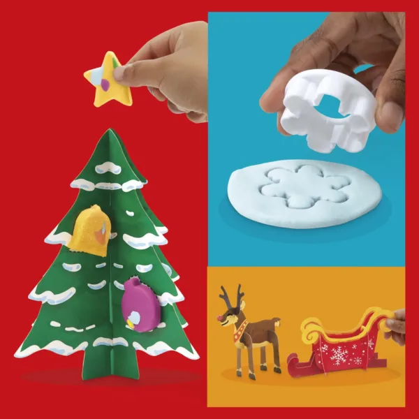 Play-Doh plastilino advento kalendorius