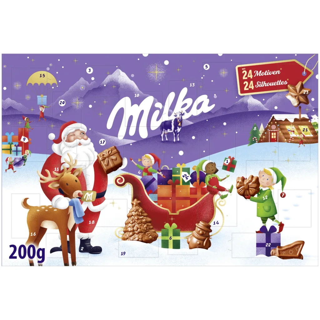 Milka advento kalendorius 200 g