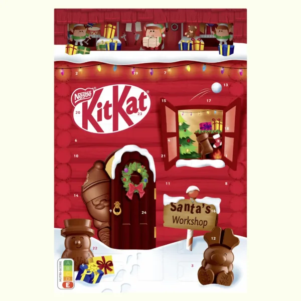 KitKat šokolādes adventes kalendārs