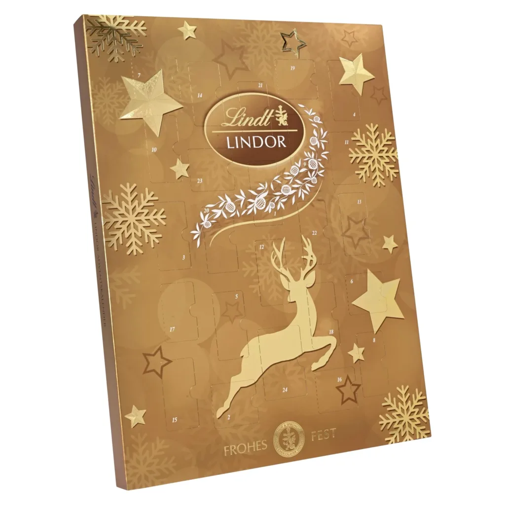 Lindt Lindor šokolado advento kalendorius