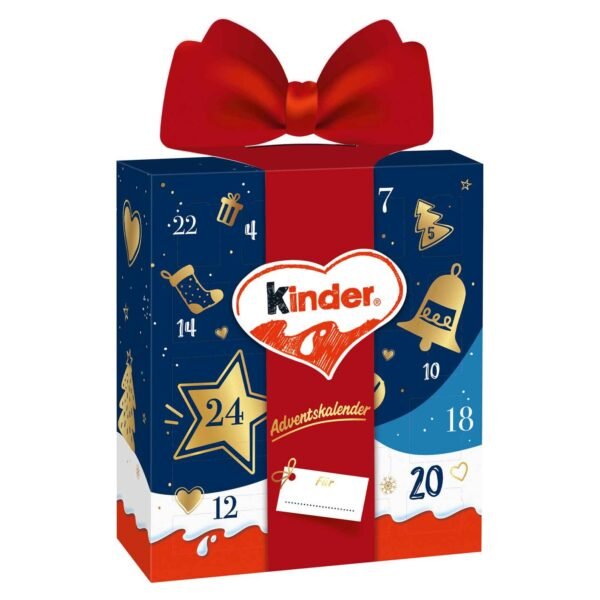 Kinder šokolādes adventes kalendārs - Mix dāvanu kaste