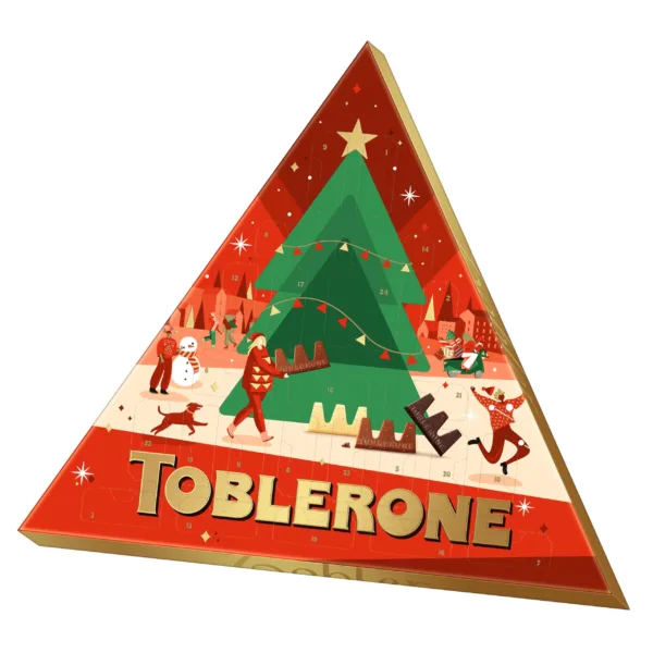 Toblerone šokolādes adventes kalendārs