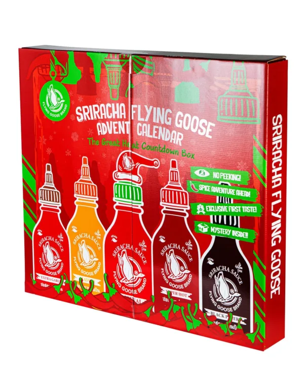 Flying Goose Sriracha mērču adventes kalendārs