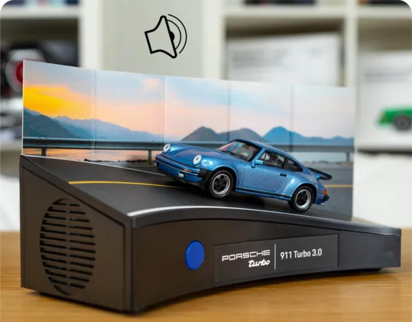 Porsche 911 Turbo advento kalendorius – modelis 1:43 su garsu